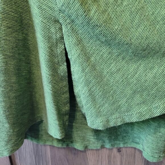 Green horizontal stripe tee - Picture 3 of 5